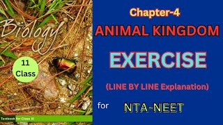 Class 11 Animal Kingdom ncertsolutions harunsir Harunbiozone [upl. by Asertal]