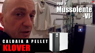 Caldaia a pellet Klover 😱 Mussolente Vicenza  Veneto [upl. by Eninotna]