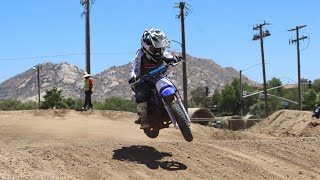 Yamaha PW50 Race Glen Helen Raceway 46 years old [upl. by Halie486]