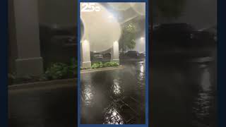 Tornado battering a Hampton Inn in Bartlesville Oklahoma [upl. by Asiluj508]