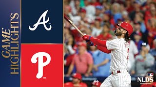 Braves vs Phillies NLDS Game 3 Highlights 101123  MLB Highlights [upl. by Attenrad708]