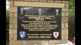 BOB PAISLEY MEMORIAL HETTON LE HOLE  Youll never walk alone [upl. by Nylatsyrk]