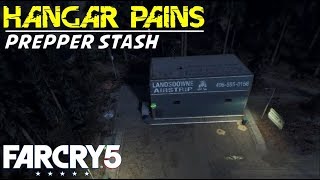 Hangar Pains Lansdowne Airstrip Jacobs Region Prepper Stash Guide Enter the Hangar  Far Cry 5 [upl. by Suh103]