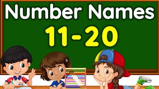 Number names  Number Names 11 20  Number spelling  Learn Numbers  Number 11 to 20  numbername [upl. by Gentes863]