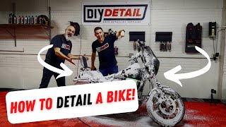 Motorcycle DETAILING 101 detailing motorcycledetailing diydetail [upl. by Javier136]