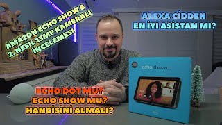 Akıllı Ev Sistemleri Bölüm 5 Türkiyede İLK ve TEK Amazon Echo Show 8 2 Nesil 13MP incelemesi [upl. by Adnarem115]