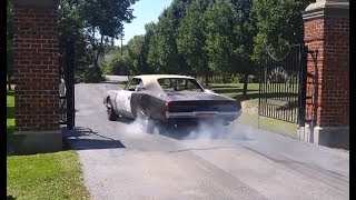 1969 Dodge Charger Hellcat quotReverencequot  driving amp burnout [upl. by Annirak]