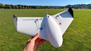 Smallest HD FPV Flying Wing  Flik [upl. by Yeneffit222]