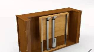 Projects DIY Motorized TV Lift Cabinet Using Linear Actuators [upl. by Dorin344]