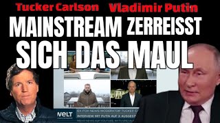 Putin und Tucker Carlson gesamtes Interview ca 2 Std in Deutsch  Meine quotskandalösequot Meinung dazu [upl. by Oribella634]