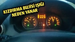 Kızdırma Bujisi Işığı Neden Yanar  Isıtma Bujisi Lambası Yanıp Sönmesi [upl. by Celestyna704]