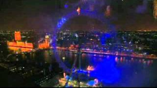 BBC1 New Year Live  2006 into 2007  Countdown and full fireworks Part 2 [upl. by Icnarf]