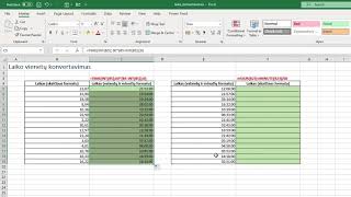 Excel mokymai  Laiko vienetų konvertavimas [upl. by Homerus2]