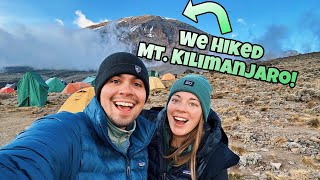 We HIKED  climbed Mt KILIMANJARO Lemosho Route [upl. by Orfield899]