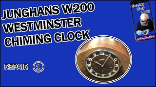 Junghans W200 Westminster Chime Manrle Clock Repair  Part 1 [upl. by Strawn]