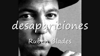 Desapariciones  Ruben Blades [upl. by Medovich]