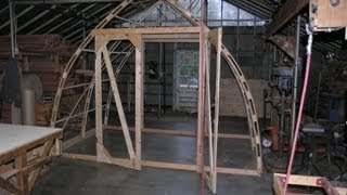 Build a 12 by 8 Gothic Arch Greenhouse for less than 200 [upl. by Husha]