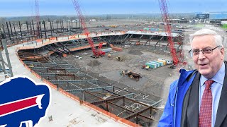 The First INSIDE LOOK to the Buffalo Bills New Stadium Construction  May 2024 [upl. by Bara17]