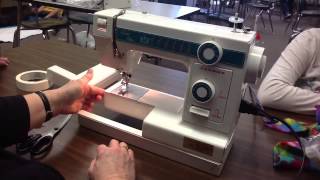 Threading a Sewing Machine [upl. by Gessner]