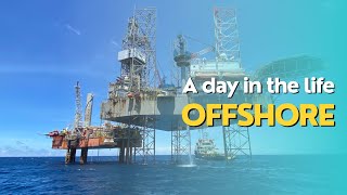 A day in the life offshore  Field engineer  oil amp gas  rig life [upl. by Salome]