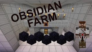 ماين كرافت quot شرح صنع مصنع الأوبسيديان quot Minecraft Obsidian Farm [upl. by Iver]