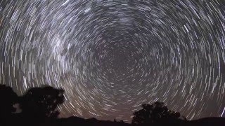 Startrail amp Timelapse 2015  Northern vs Southern Hemisphere [upl. by Baldridge325]