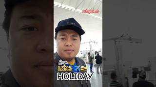 🇧🇳 LONG HOLIDAY RAYA AIRPORT BRUNEI shorts respect brunei [upl. by Parris]