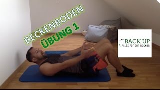 Beckenboden Übung 1 [upl. by Bigot]