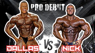 DALLAS MCCARVER PRO DEBUT VS NICK WALKER PRO DEBUT [upl. by Caralie822]