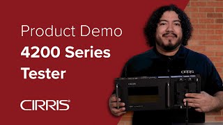 4200 Series  Product Demo  Cirris  Cable and Harness Testers [upl. by Aissirac857]