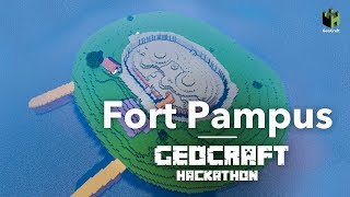 Fort Pampus in Minecraft  GeoCraft Heel Nederland in Minecraft 1171 [upl. by Berman533]