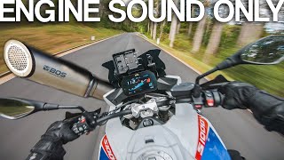 SHE SCREAMS BMW S 1000 XR BOS exhaust sound RAW Onboard [upl. by Oalsinatse]