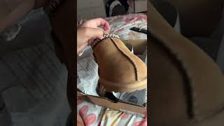 Unboxing my new Uggs🍂🫶🏽 [upl. by Aibat]