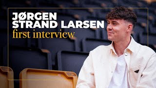 One of the best days of my life  Jorgen Strand Larsens first interview as a Wolves player [upl. by Drofnelg]