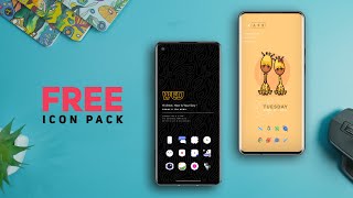 10 Absolutely FREE Icon Packs in 2021  Best Icon pack For Android 2021 [upl. by Branden]