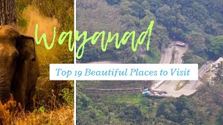 Wayanad  Top 19 Beautiful Tourist Places in Wayanad District  Wayanad Travel Guide  Kerala [upl. by Appleby]