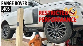 RANGE ROVER L405 RESTRICTED PERFORMANCE FIX  S4Ep52 [upl. by Etteb]