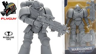 McFarlane Toys Warhammer 40k Primaris Intercessor Space Marine Artist Proof Figure Review  FLYGUY [upl. by Ammamaria]