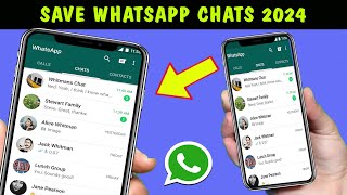 How to export Whatsapp chat as PDF 2024  Whatsapp Chat Export 🔥 [upl. by Fifine500]