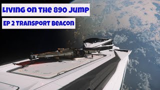 Living in an 890 Jump Ep 2  Reliant Kore Transport beacon  Star Citizen 3182 [upl. by Alexandro787]