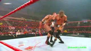 Triple H Vs Randy Orton Last Man Standing Highlights HD One Night Stand 2008 [upl. by Vincenty]