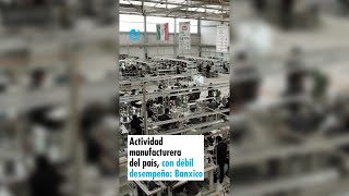 Actividad manufacturera del país con débil desempeño Banxico [upl. by Berta]