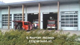 Brandweer Tiel HW8551 P1 Middel Brand Opheusden 146 [upl. by Ralip]