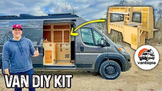 Fast amp Easy 6K DIY Camper Promaster Van Conversion Kit  VANTOPIA [upl. by Anirol]