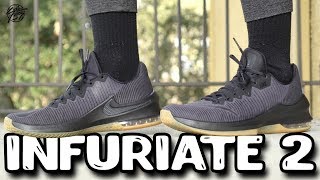 Nike Air Max Infuriate 2 Low First Impressions [upl. by Zebaj]