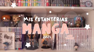 900 TOMOS  MIS ESTANTERIAS MANGA 2023 [upl. by Vena]