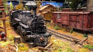 One Of The Best and Most Detailed Model Railroad Layouts in the World 4K UHD [upl. by Nedearb]