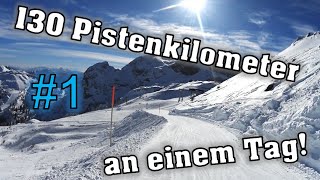 130 Pistenkilometer an einem Tag Nassfeld Schifahren 2019 Teil 13 [upl. by Jadd]