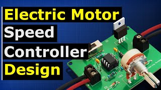 Motor speed controller tutorial  PWM how to build [upl. by Ecinhoj]