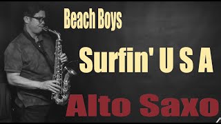 20 Surfin USA Beach Boys 알토색소폰 [upl. by Renaldo]